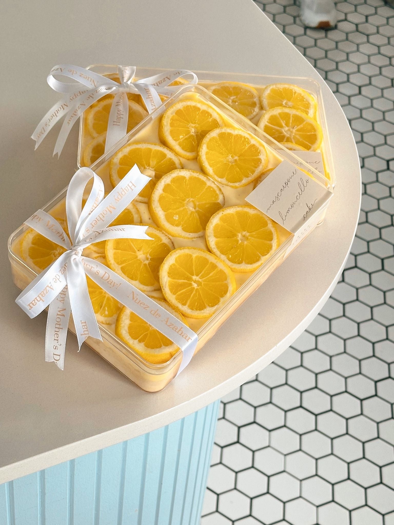 Mascarpone Limoncello Cake
